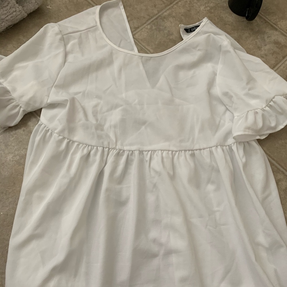 White Shein Dress